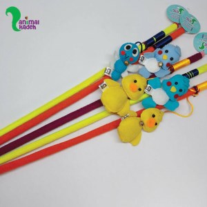 اسباب بازی عروسکی میله ای مخصوص گربه