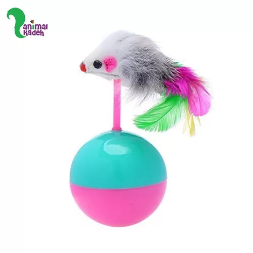 اسباب بازی توپ تعادلی موش برای سرگرمی و بازی سگ و گربه