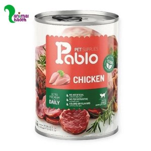 کنسرو نچرال Pablo بچه گربه طعم مرغ 430 گرمی