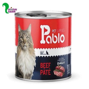 کنسرو الترا Pablo گربه بالغ طعم گوشت 800 گرمی