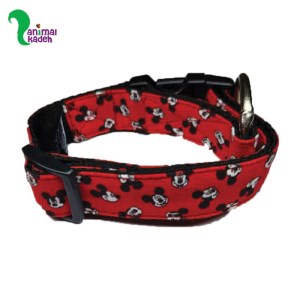 ست قلاده و دستمال گردن مخصوص نژاد بزرگ طرح میکی موس