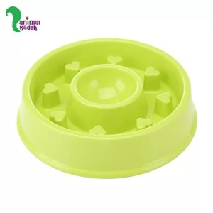 ظرف غذا سگ و گربه مدل آرام خور قلبی