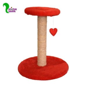 اسکرچر درختی گربه مدل دو طبقه آویز دار قرمز اسکرچر آویز دار درختی مخصوص گربه