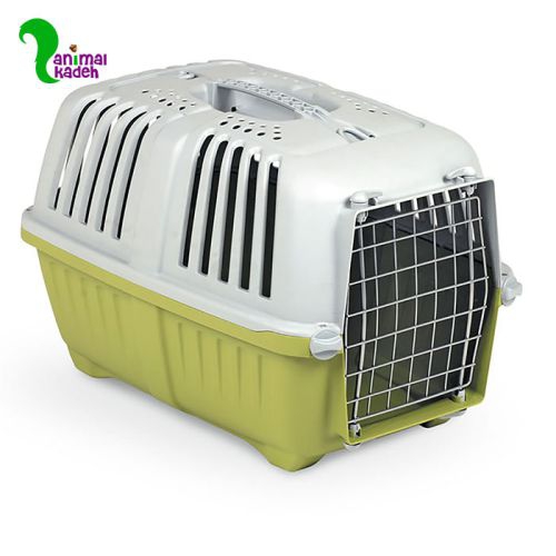 باکس حمل و نقل سگ و گربه برند mps مدل پراتیکو سبز