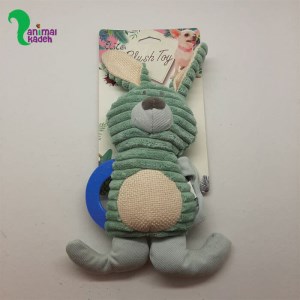 اسباب بازی عروسک خرگوش با دندانی برای سگ و گربه