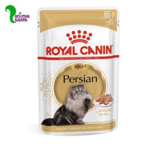 پوچ گربه رویال کنین پرشین ادالت 85 گرمی پوچ پرشین گربه بالغ برند رویال کنین