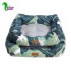 تشک و جای خواب سگ و گربه مدل مایا برگ سبز برند پتیوو (L)