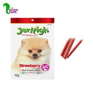تشویقی جرهای با طعم توت فرنگی مخصوص سگ