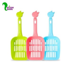 بیلچه خاک گربه مدل سر گربه 25 سانتیمتر بیلچه خاک گربه مخصوص توالت سایز متوسط