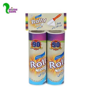 یدک پرزگیر و مو جمع کن سگ و گربه برند رولی 90 برگی