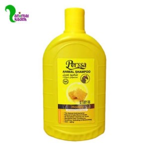 شامپو سگ و گربه پرسا با رایحه عسل 500 میل شامپو با رایحه عسل برای سگ و گربه برند پرسا