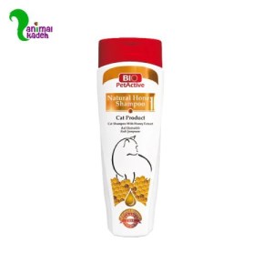 شامپو سگ و گربه با رایحه عسل بایوپت اکتیو 400 میل