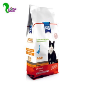 غذا خشک گربه بالغ پاو پاو طعم ماهی