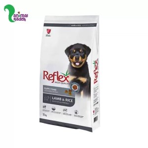 غذا خشک توله سگ رفلکس بره و برنج در 3 وزن