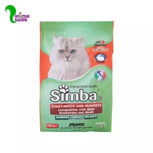 غذا خشک گربه ادالت طعم گوشت گاو برند سیمبا