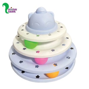 اسباب بازی هوشی 3 طبقه دایره ای گربه