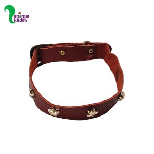 قلاده چرم طبیعی با اکسسوری ستاره