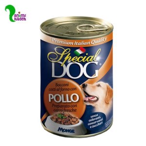 کنسرو طعم مرغ اسپشیال داگ سگ بالغ