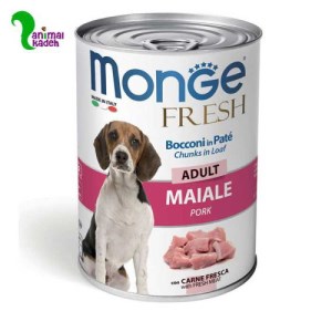 کنسرو سگ مونژه طعم گوشت خوک