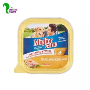 غذای تر میگلیور مخصوص سگ طعم مرغ و هویج