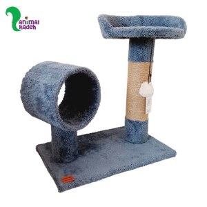 اسکرچر گربه مدل زالزالک طوسی پر رنگ