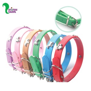 قلاده گردنی سیلیکونی طرح پنجه فلزی مخصوص سگ و گربه دور گردن 19 تا 25 سانت