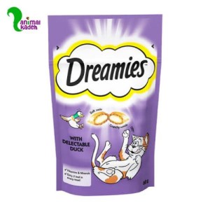 تشویقی مغزدار دریمیز طعم اردک مخصوص گربه