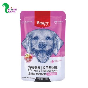 غذای تر سگ ونپی با طعم مرغ و سالمون