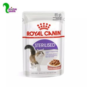 پوچ (سوپ گربه) عقیم شده رویال کنین استرلایز 85 گرمی پوچ رویال کنین مخصوص گربه های عقیم شده