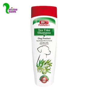 شامپو بایوپت اکتیو برای سگ با روغن درخت چای آنتی باکتریال