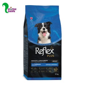 غذا خشک سگ بالغ رفلکس پلاس سالمون نژاد متوسط و بزرگ در 2 وزن