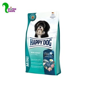 غذا خشک سگ بالغ هپی داگ مدل مینی ادالت در 2 وزن