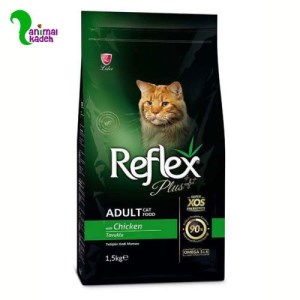 غذا خشک گربه بالغ رفلکس پلاس طعم مرغ در 3 وزن غذا خشک گربه بالغ رفلکس پلاس طعم مرغ در 3 وزن