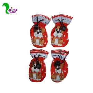 کفش و چکمه مخصوص سگ و گربه برند تادو قرمز