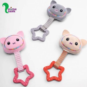 اسباب بازی دندانی و عروسک طرح خوک