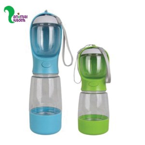 قمقمه و بطری آبخوری مسافرتی سگ با مخزن غذا مخصوص پیاده روی