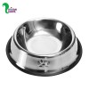 ظرف آب و غذای سگ و گربه مدل استیل طرح پنجه (38 سانتی)