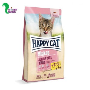 غذا خشک بچه گربه هپی کت مینکاس جونیور در 2 وزن