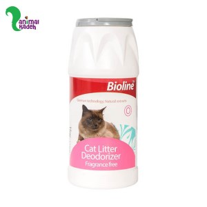 پودر بوگیر و خوشبو کننده خاک گربه برند بایولاین 