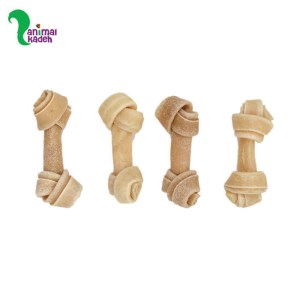 تشویقی سگ استخوان گره ای ژلاتینی 6 سانتی