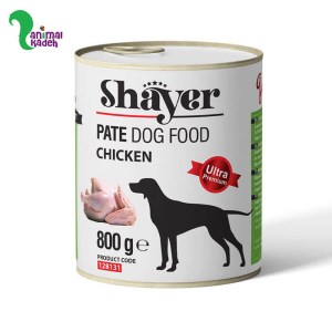 کنسرو سگ برند شایر طعم پته مرغ