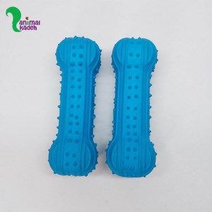 اسباب بازی دندانی سوت دار دمبلی مخصوص سگ