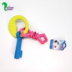 اسباب بازی دندانی سگ طرح دسته کلید